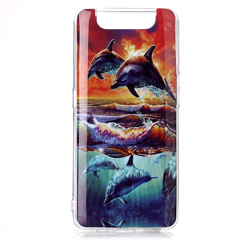 Case Kuoret Samsung Galaxy A80 / A90 Puhelinkuoret Delfiinit Luonnossa