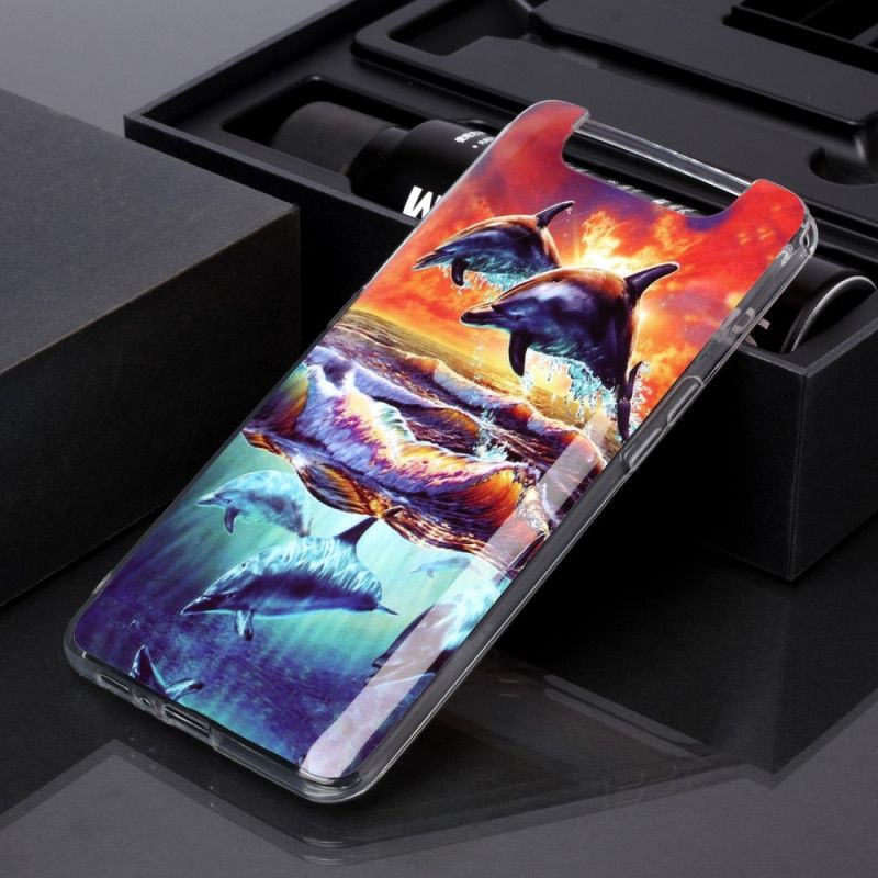 Case Kuoret Samsung Galaxy A80 / A90 Puhelinkuoret Delfiinit Luonnossa