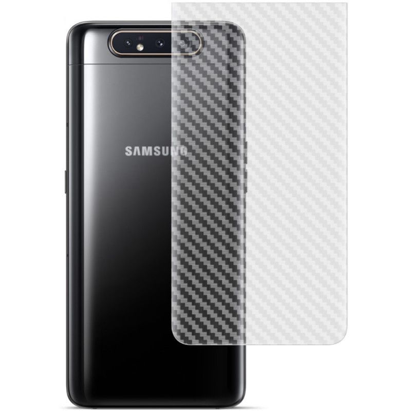 Takasuojakalvo Samsung Galaxy A80 / A90 Carbon Imak -Tyyliin