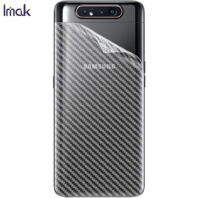 Takasuojakalvo Samsung Galaxy A80 / A90 Carbon Imak -Tyyliin