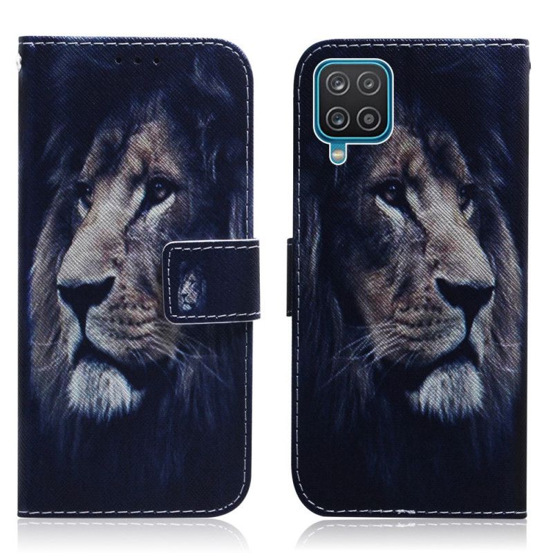 Flip Kotelot Samsung Galaxy M32 Dreaming Lion