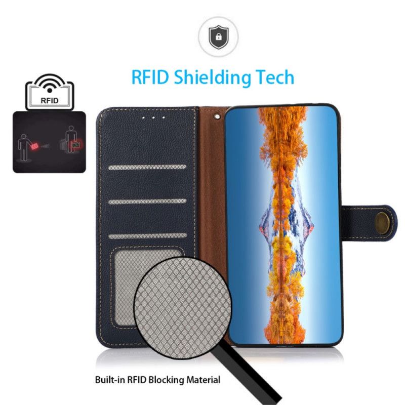 Flip Kotelot Samsung Galaxy M32 Keinonahka Khazneh Rfid