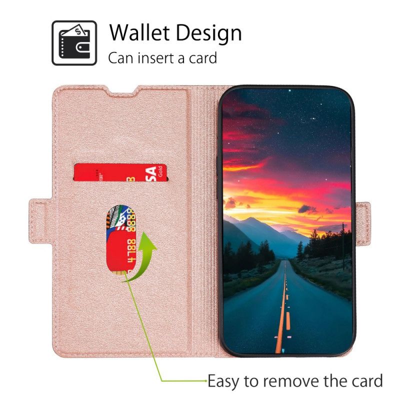 Flip Kotelot Samsung Galaxy M32 Läppä Kaksinkertainen Muotoilu