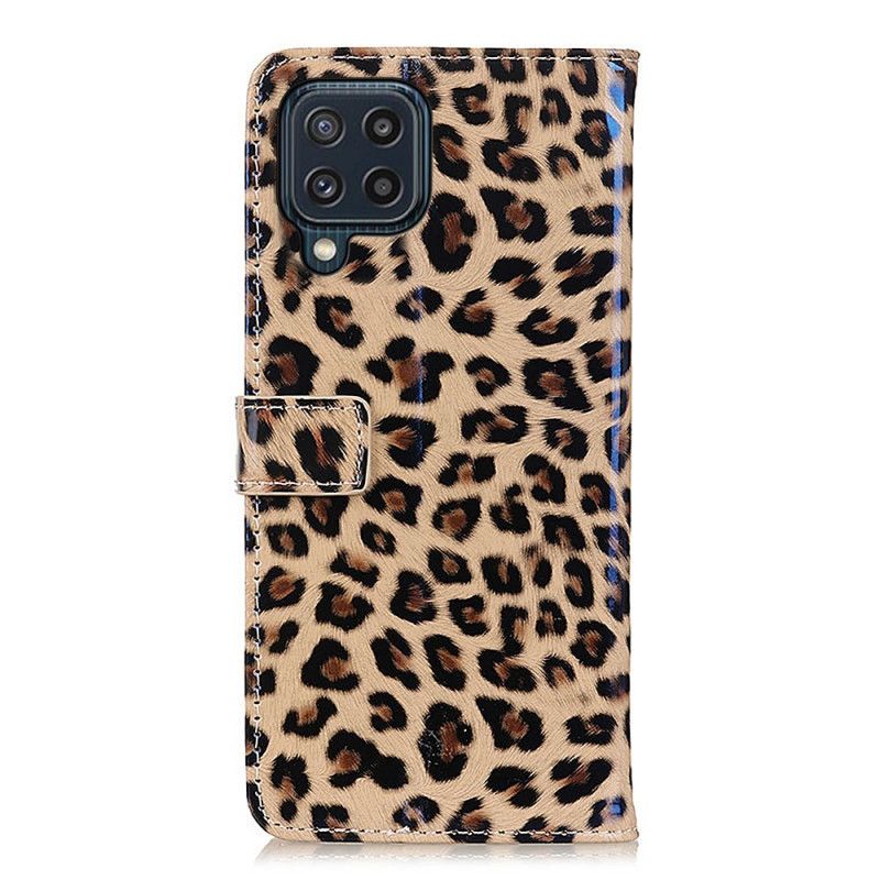 Flip Kotelot Samsung Galaxy M32 Leopard