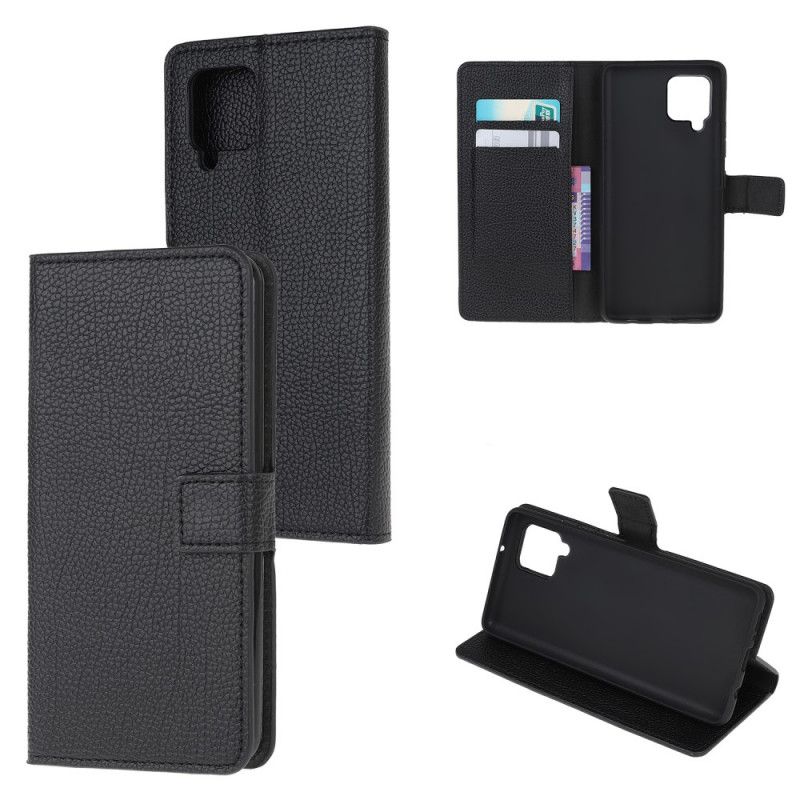 Flip Kotelot Samsung Galaxy M32 Litchi Grain Leather Effect Suojakuori