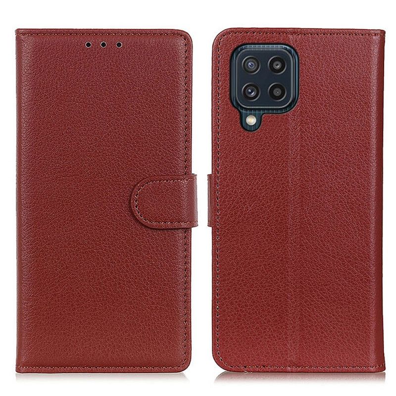 Flip Kotelot Samsung Galaxy M32 Litsi-tekstuuri