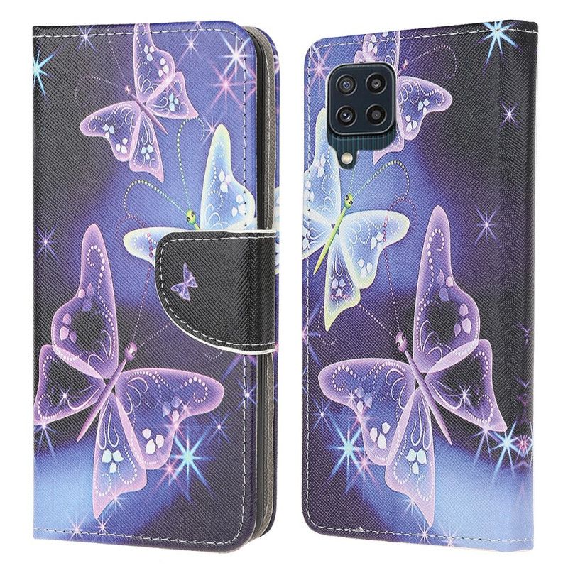 Flip Kotelot Samsung Galaxy M32 Suvereign Butterflies