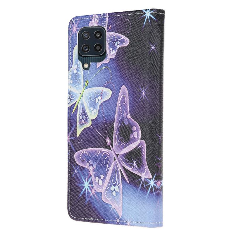 Flip Kotelot Samsung Galaxy M32 Suvereign Butterflies