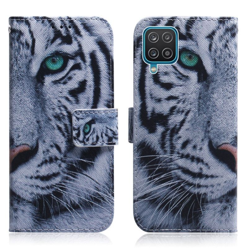 Flip Kotelot Samsung Galaxy M32 Tiger Face