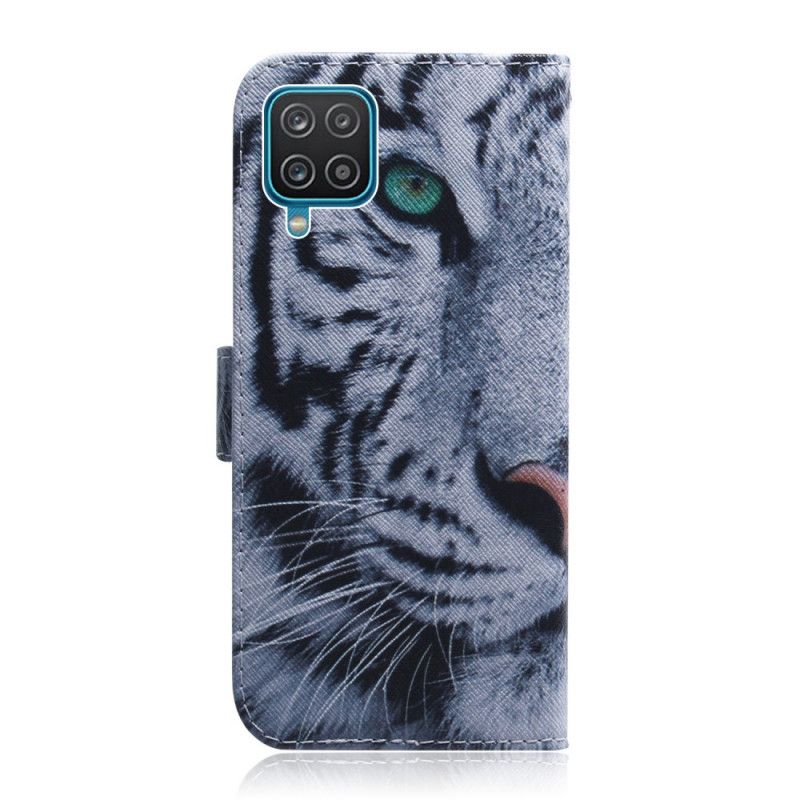 Flip Kotelot Samsung Galaxy M32 Tiger Face