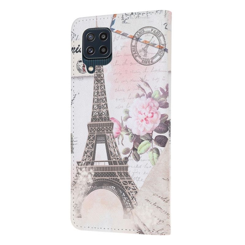 Kotelot Samsung Galaxy M32 Puhelinkuoret Retro Eiffel-torni