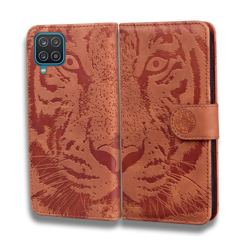 Kotelot Samsung Galaxy M32 Tiger Face Print