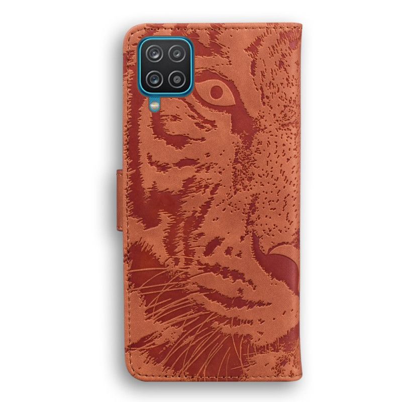 Kotelot Samsung Galaxy M32 Tiger Face Print