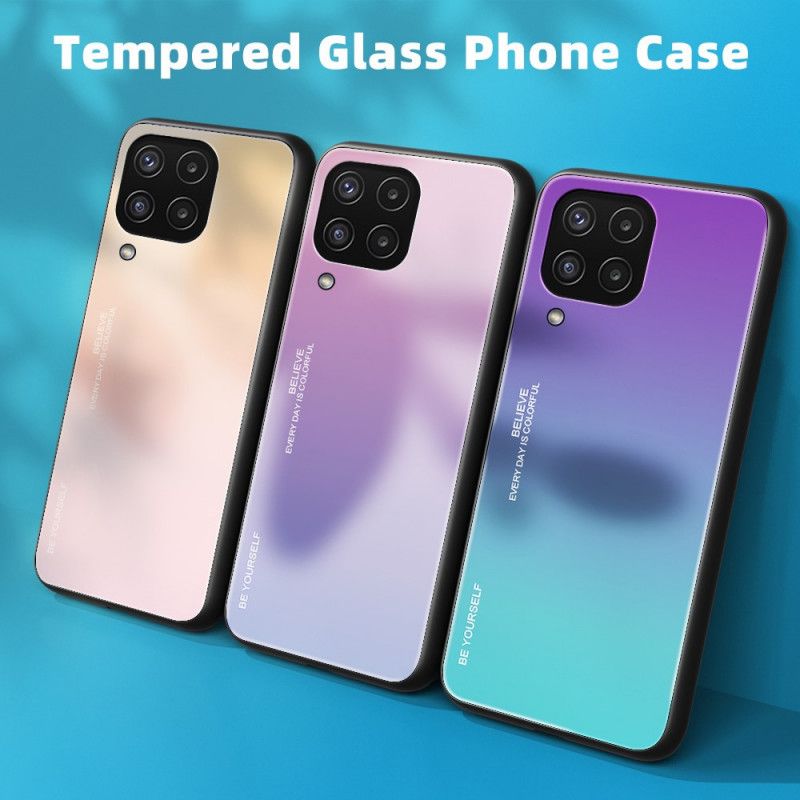 Kuori Samsung Galaxy M32 Tempered Glass Ole Oma Itsesi Suojakuori