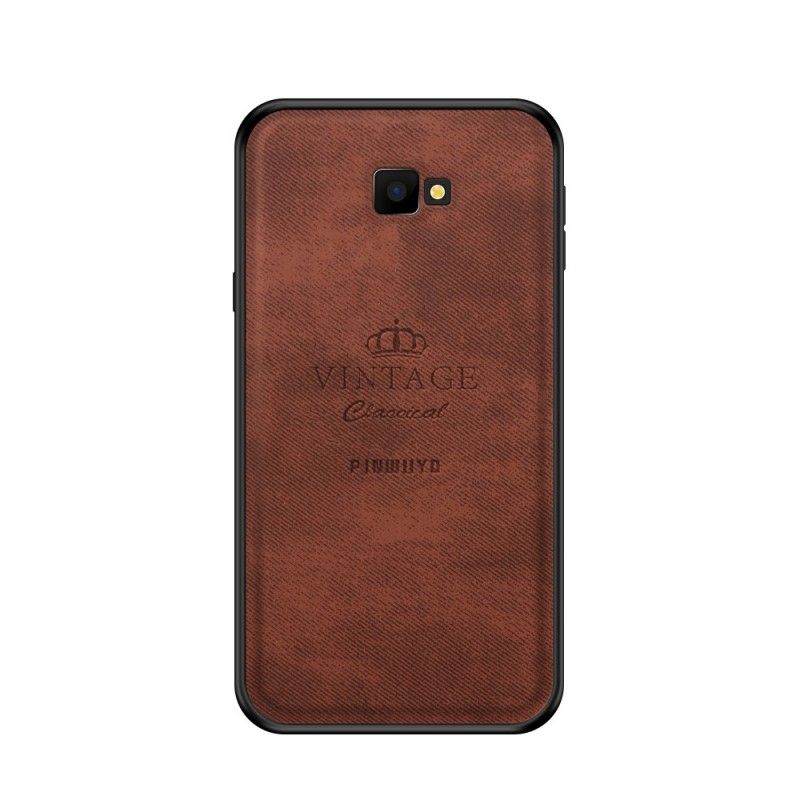 Case Kuoret Samsung Galaxy J4 Plus Punainen Harmaa Puhelinkuoret Kunniakas Vuosikerta