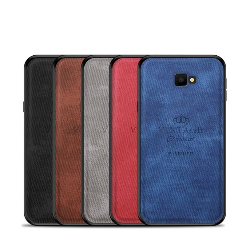 Case Kuoret Samsung Galaxy J4 Plus Punainen Harmaa Puhelinkuoret Kunniakas Vuosikerta