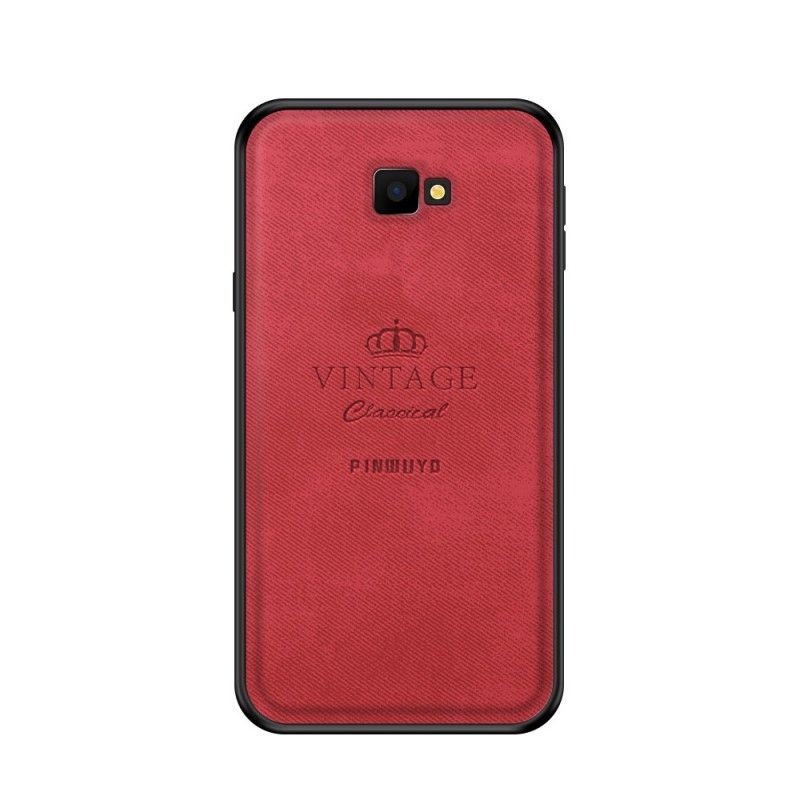 Case Kuoret Samsung Galaxy J4 Plus Punainen Harmaa Puhelinkuoret Kunniakas Vuosikerta