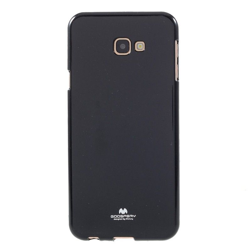 Case Kuoret Samsung Galaxy J4 Plus Valkoinen Musta Puhelinkuoret Räikeä Elohopeametallivaikutus