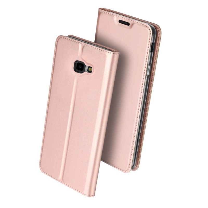 Flip Kotelot Samsung Galaxy J4 Plus Kultainen Ensiluokkainen Sarja