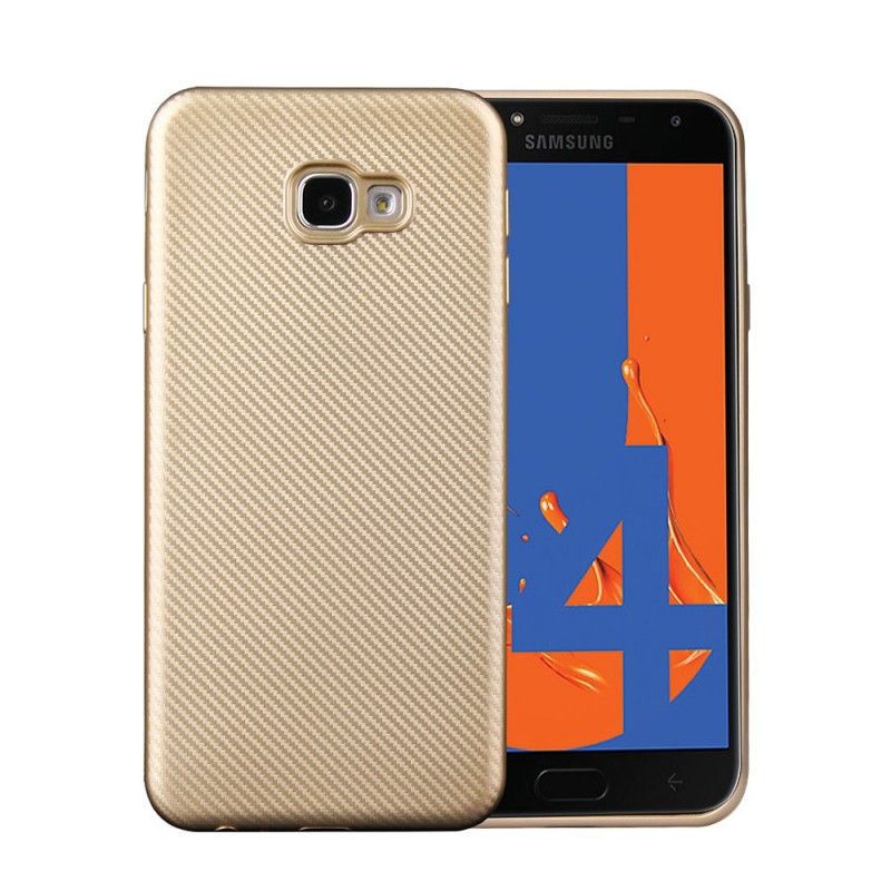 Kuori Samsung Galaxy J4 Plus Musta Luistamaton Kudottu