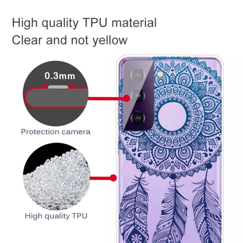 Case Kuoret Samsung Galaxy S21 Plus 5G Puhelinkuoret Ainutlaatuinen Kukka Mandala