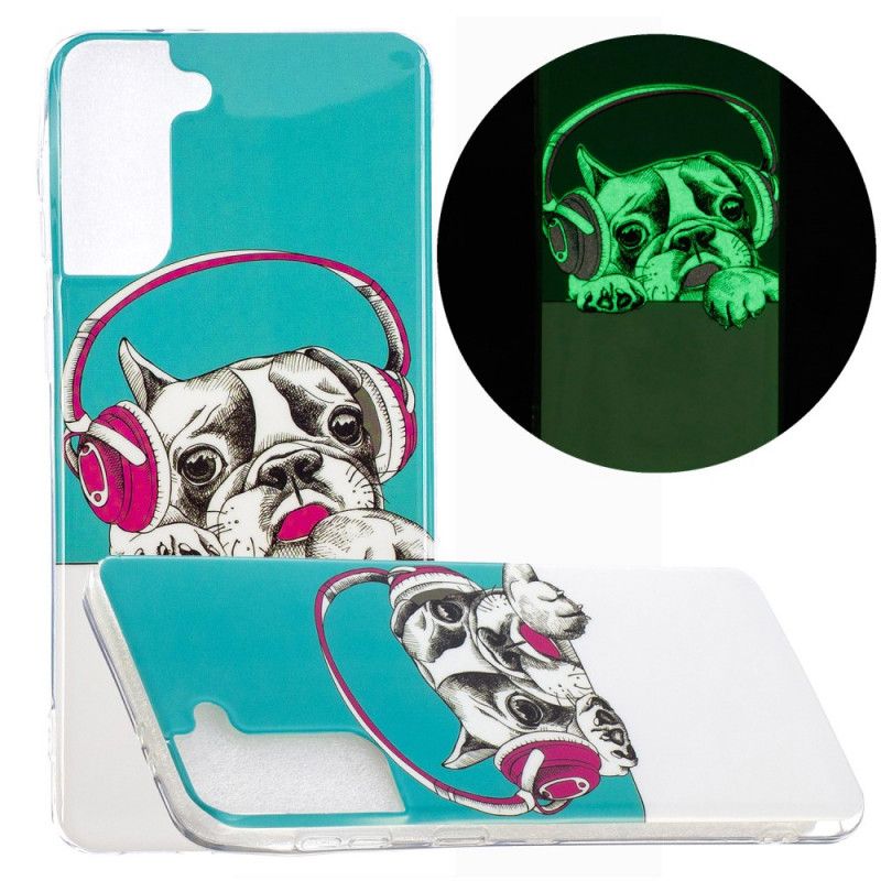 Case Kuoret Samsung Galaxy S21 Plus 5G Puhelinkuoret Fluoresoiva Koira