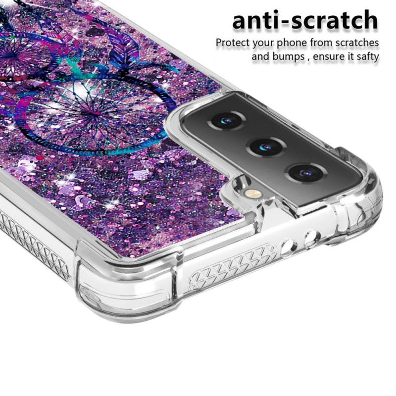 Case Kuoret Samsung Galaxy S21 Plus 5G Puhelinkuoret Kimalteleva Unisieppari