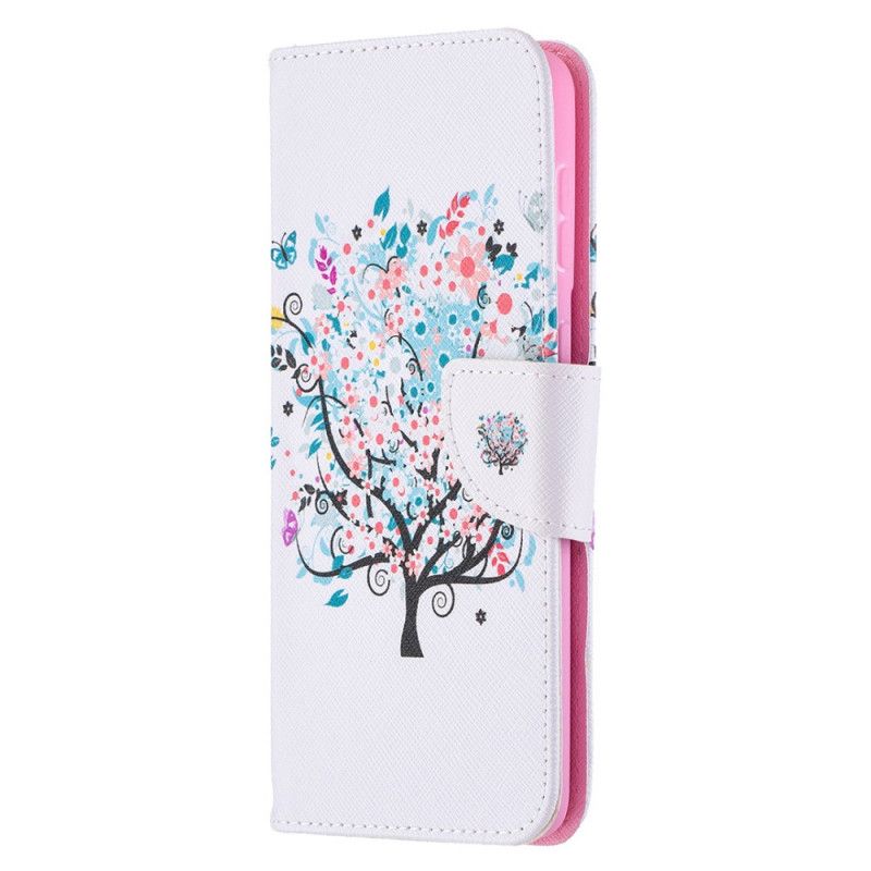 Flip Case Samsung Galaxy S21 Plus 5G Kukallinen Puu