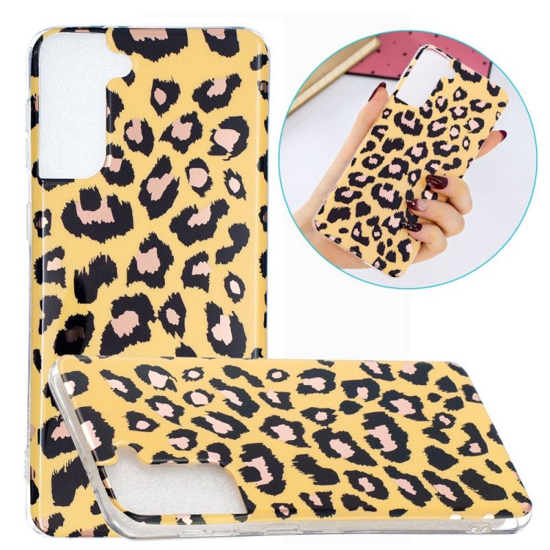 Kuori Samsung Galaxy S21 Plus 5G Leopardityyli Marmori