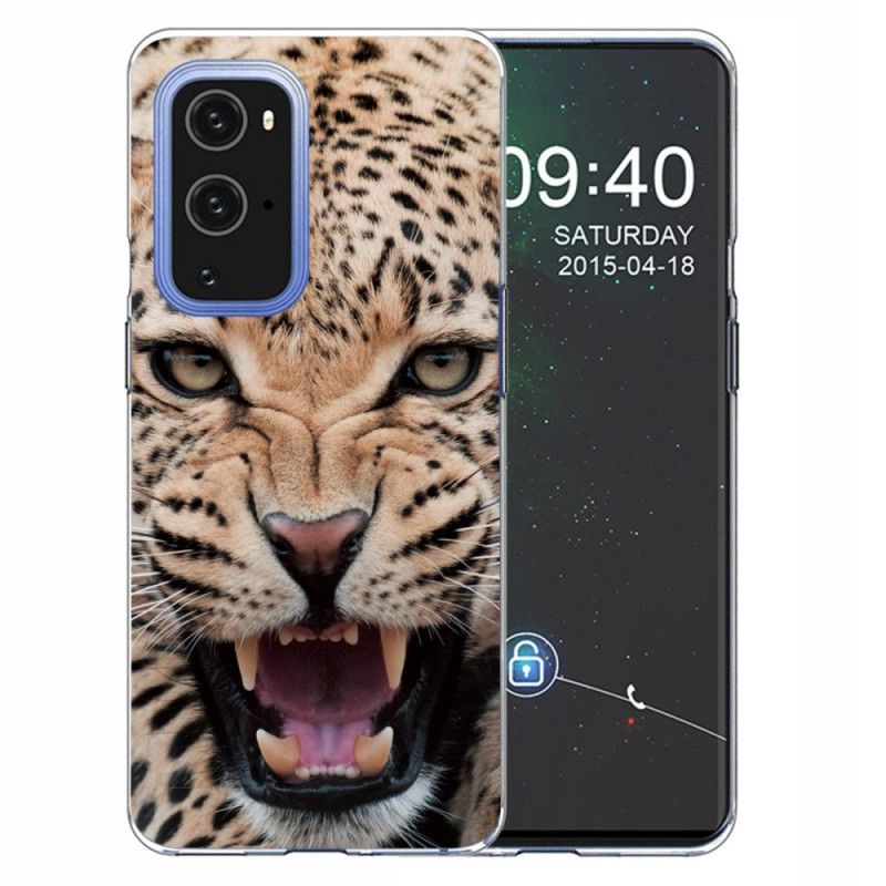 Case Kuoret OnePlus 9 Violetti Musta Puhelinkuoret Upea Kissa