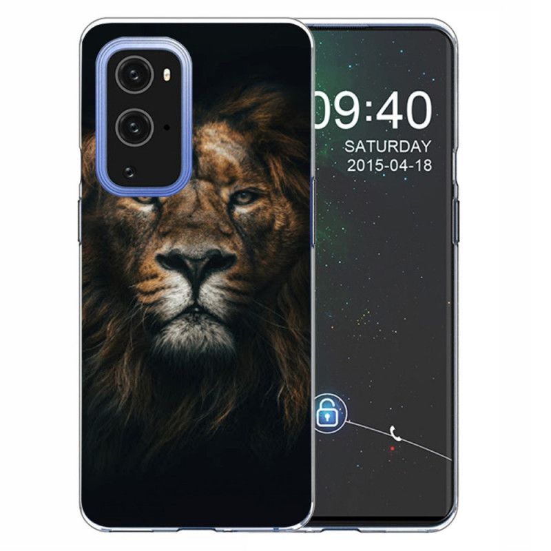 Case Kuoret OnePlus 9 Violetti Musta Puhelinkuoret Upea Kissa