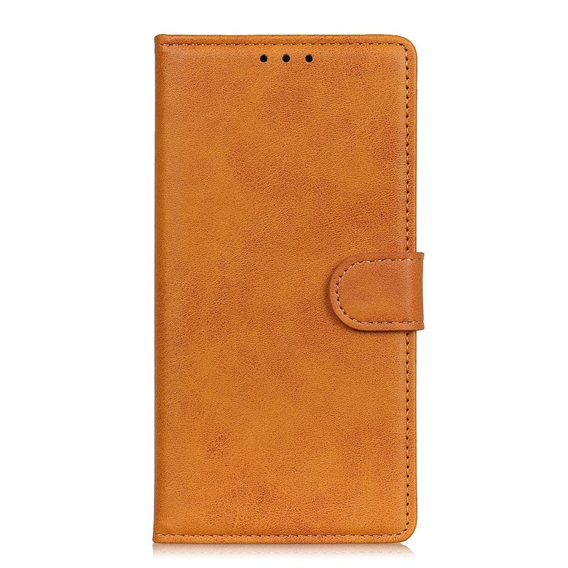 Flip Case OnePlus 9 Punainen Musta Matta Nahka