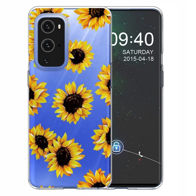 Kuori OnePlus 9 Auringonkukat Suojakuori