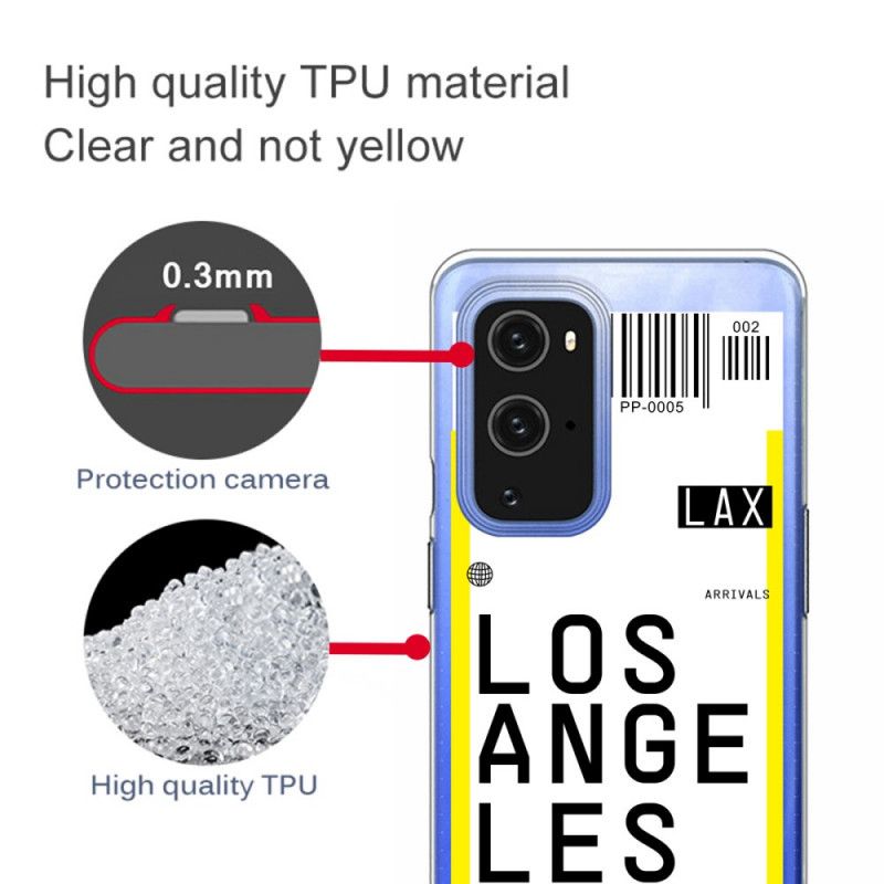 Kuori OnePlus 9 Maihinnousukortti Los Angelesille