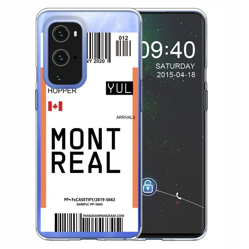 Kuori OnePlus 9 Maihinnousukortti Montrealiin