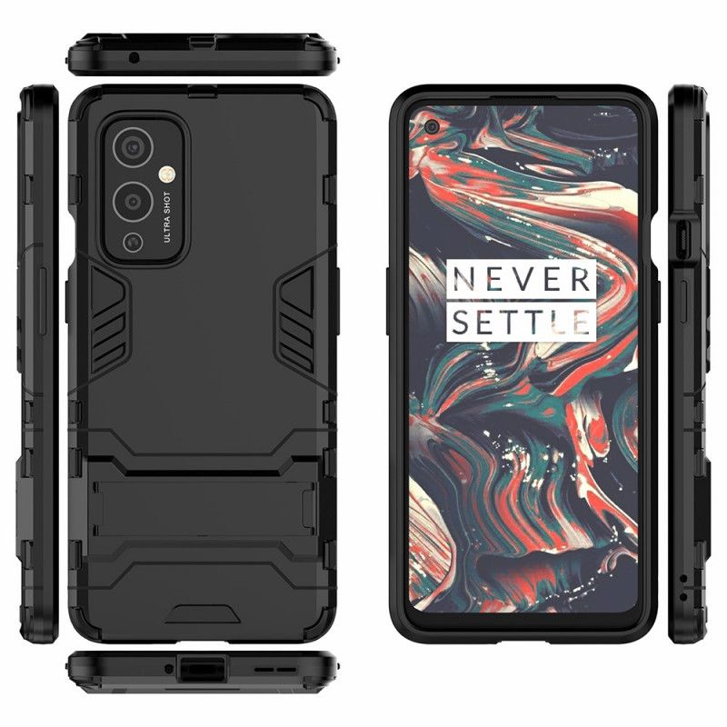 Kuori OnePlus 9 Punainen Musta Erittäin Kestävä Tuella