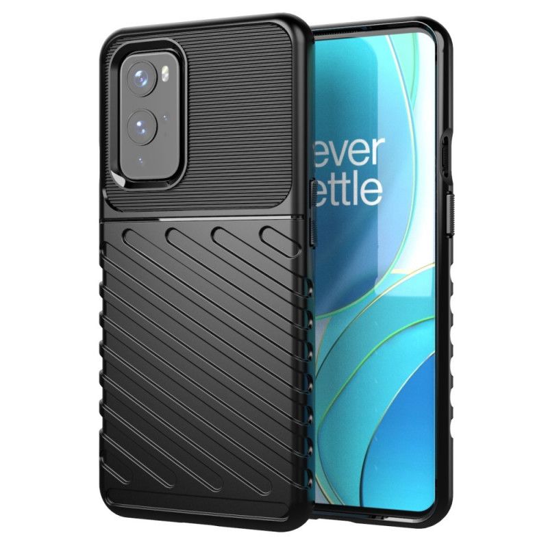 Kuori OnePlus 9 Vihreä Musta Ukkosarja Suojakuori