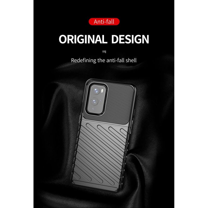 Kuori OnePlus 9 Vihreä Musta Ukkosarja Suojakuori