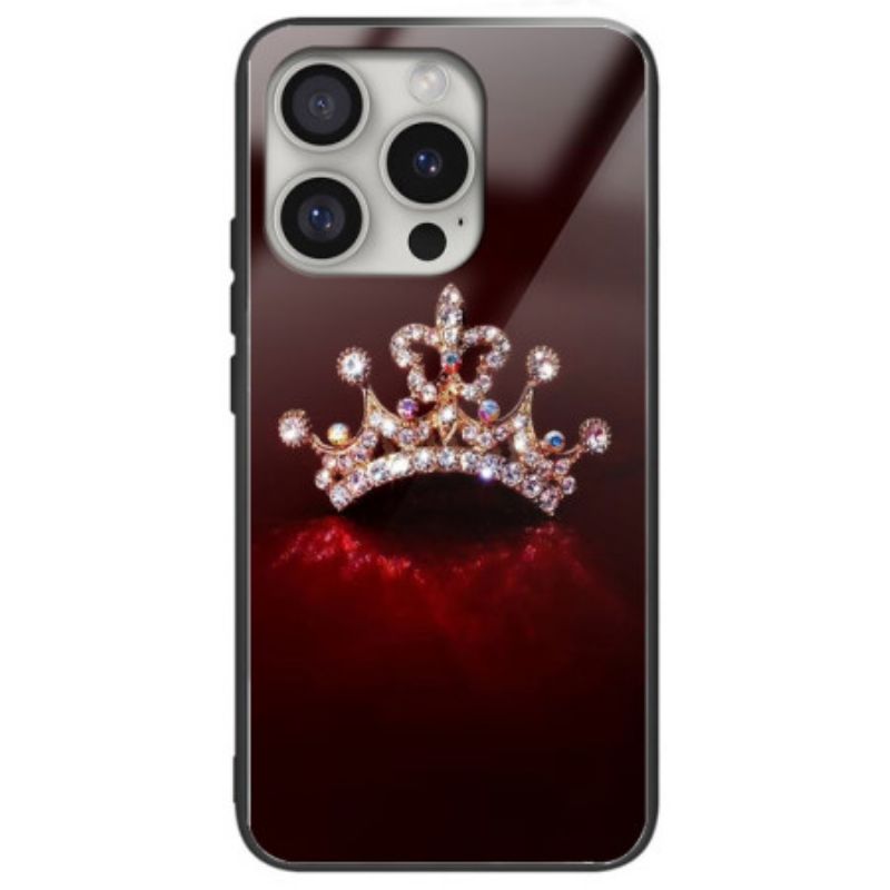 Kuori iPhone 16 Pro Diamond Crown Karkaistu Lasi