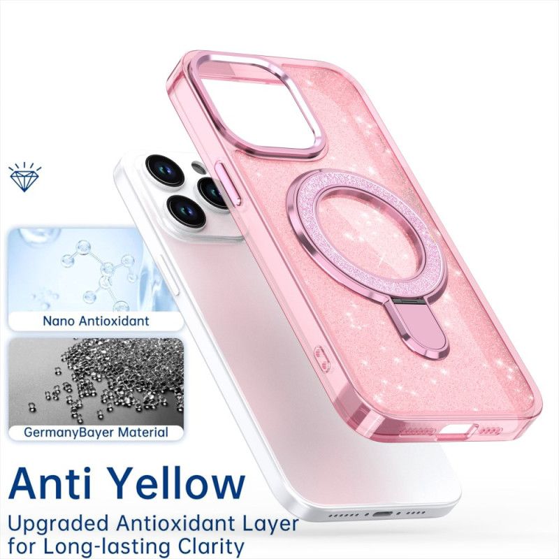 Kuori iPhone 16 Pro Glitter Design Magsafe -yhteensopiva Suojakuori