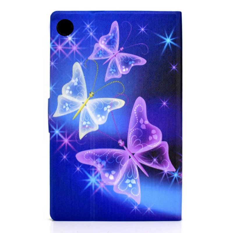 Flip Case Huawei MatePad T 8 Violetti Tummansininen Perhonen Keiju