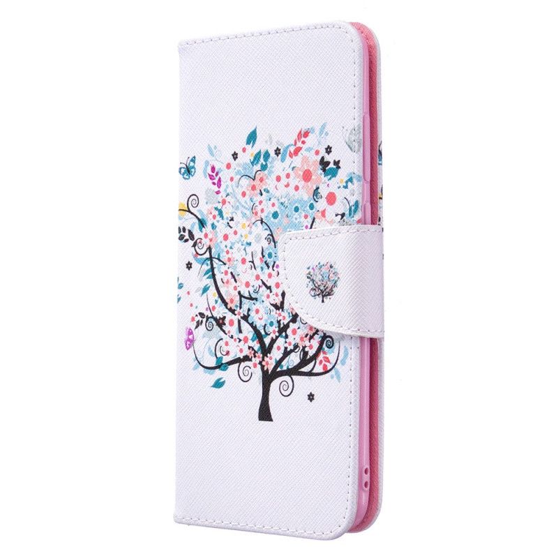 Flip Case Samsung Galaxy M11 Kukallinen Puu