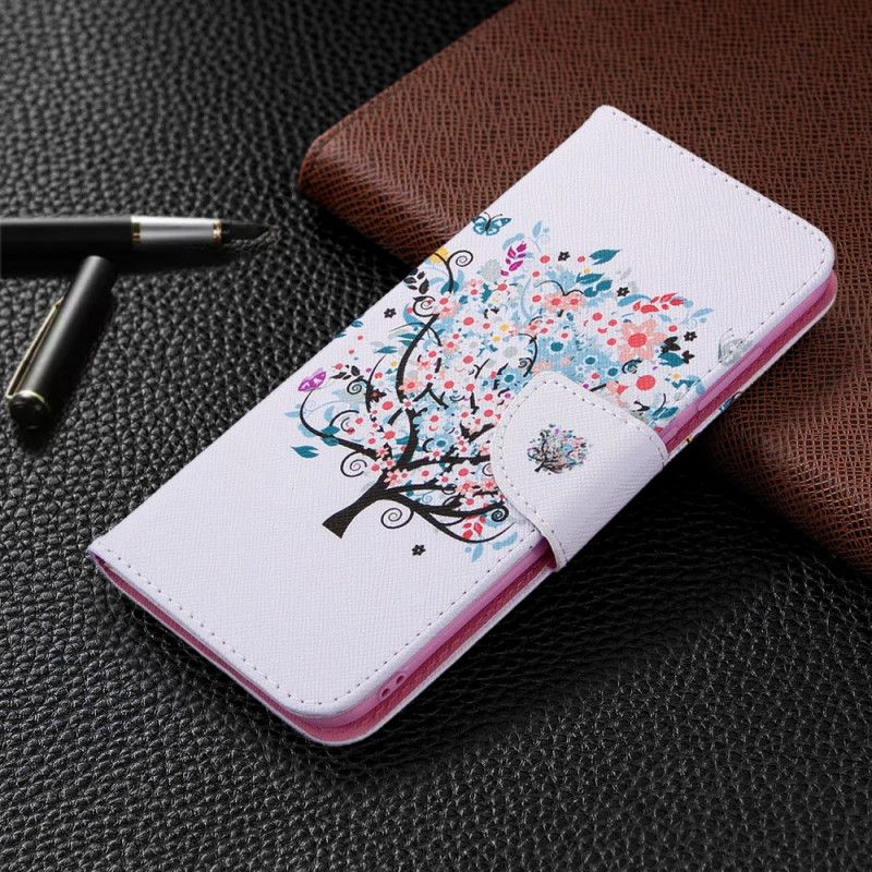 Flip Case Samsung Galaxy M11 Kukallinen Puu