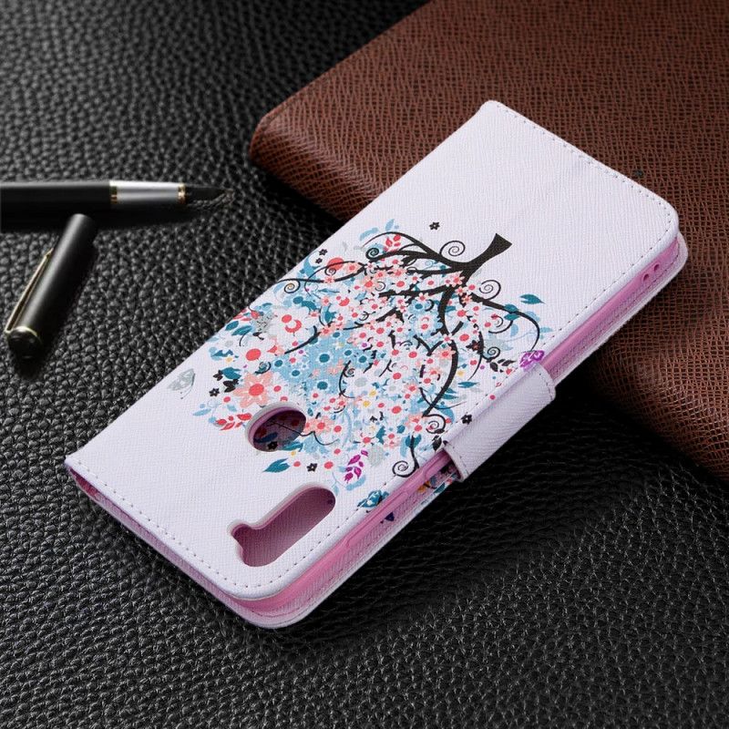 Flip Case Samsung Galaxy M11 Kukallinen Puu