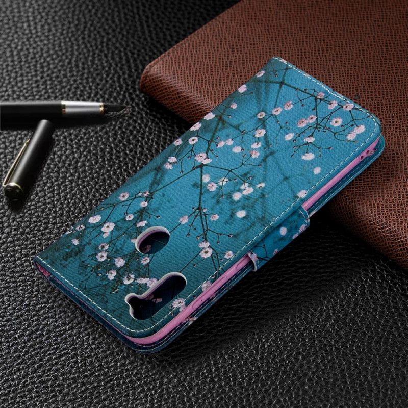 Flip Case Samsung Galaxy M11 Kukkiva Puu