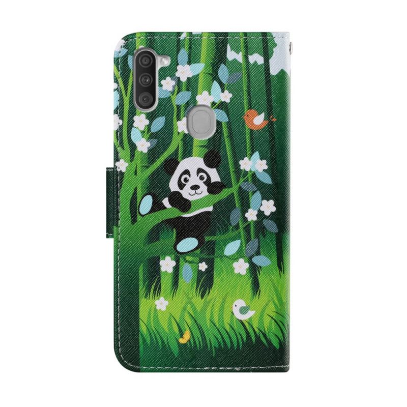 Flip Case Samsung Galaxy M11 Pandakävely