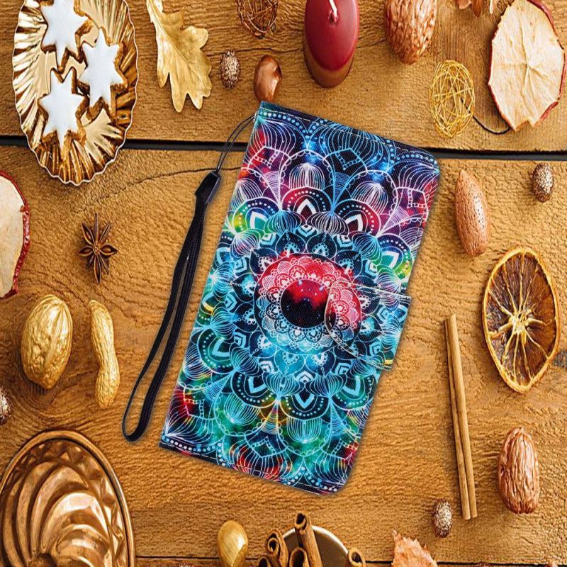 Flip Case Samsung Galaxy M11 Räikeä Mandala Tangoilla