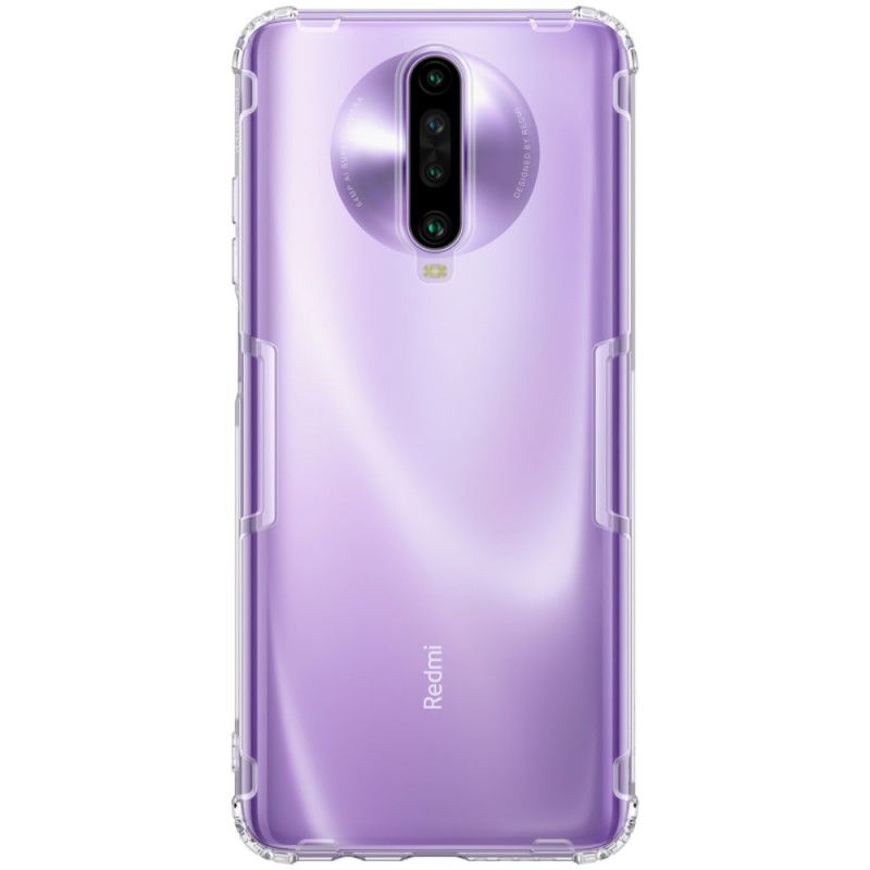 Case Kuoret Xiaomi Redmi K30 Läpinäkyvä Harmaa Puhelinkuoret Vahvistettu Läpinäkyvä Nillkin