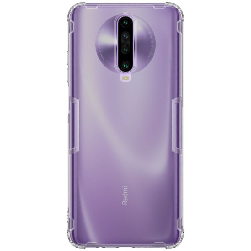 Case Kuoret Xiaomi Redmi K30 Läpinäkyvä Harmaa Puhelinkuoret Vahvistettu Läpinäkyvä Nillkin