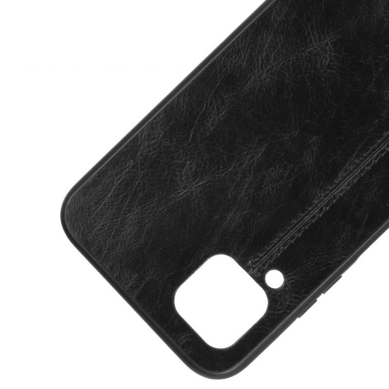 Case Kuoret Huawei P40 Lite Punainen Musta Puhelinkuoret Nahkainen Ommel